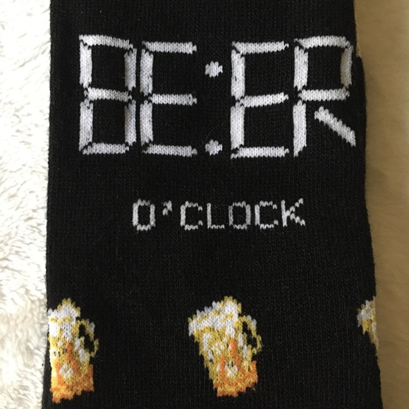 3/$20 Beer o’clock drink mug print Into Socks - Picture 5 of 11